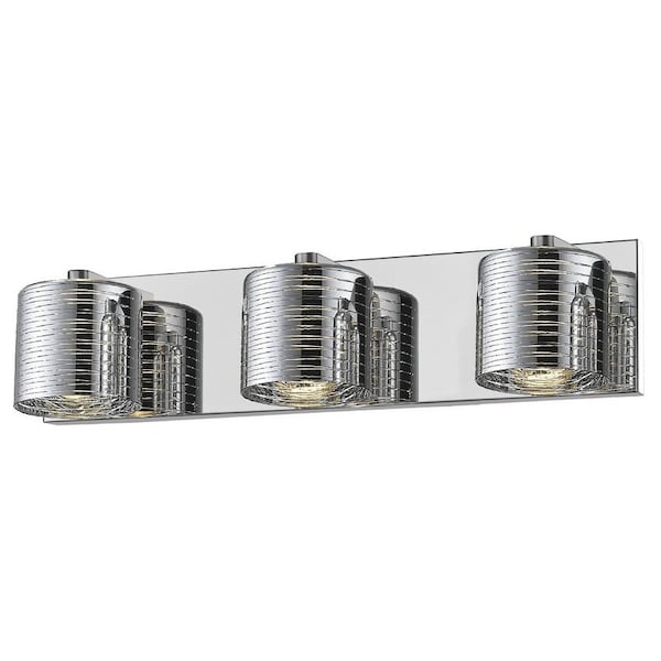 Z-Lite Sempter 3 Light Vanity, Chrome & Chrome 911-3V-LED - main